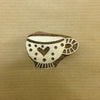 Indian wooden printing block- Mini Teacup