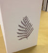 Indian Wooden Printing Block - Large Fern leaf