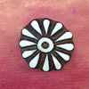 Indian Wooden Printing Block - Straight Petal Daisy