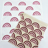 Indian Block Printing Kit - Raspberry Rainbow