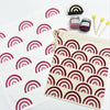 Indian Block Printing Kit - Raspberry Rainbow