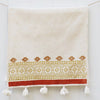 Indian Block Printing Kit - Rustic Tassel Towel