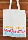 Sand, Sea, Sun Text Printing Blocks