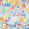 Sand, Sea & Sun Text printing blocks