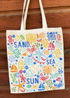 Sand, Sea, Sun Text Printing Blocks