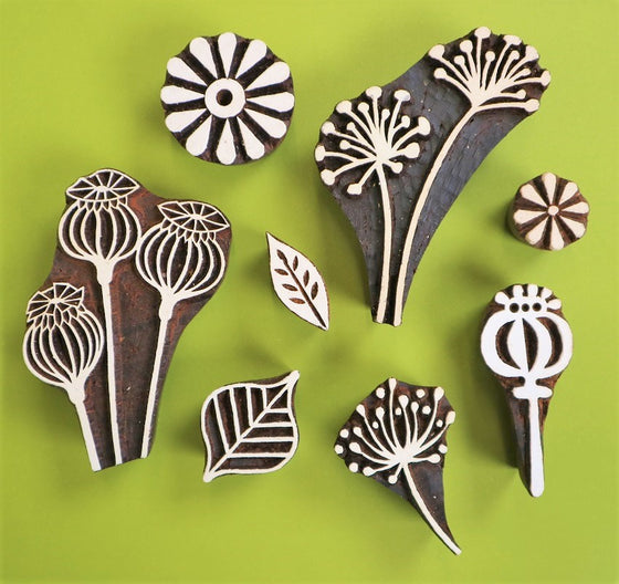 Indian Wooden Block Set - Country Seeds