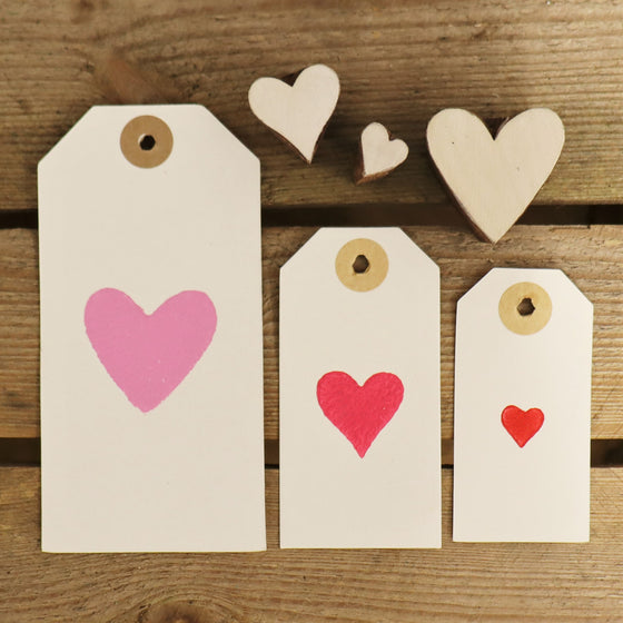 Indian Wooden Printing Block - Classic Heart