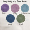 Fabric Paint Set - Pretty Dusky