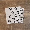 Indian Wooden Printing Block - Single Paw Print