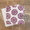 Indian Wooden Printing Block - Straight Petal Daisy