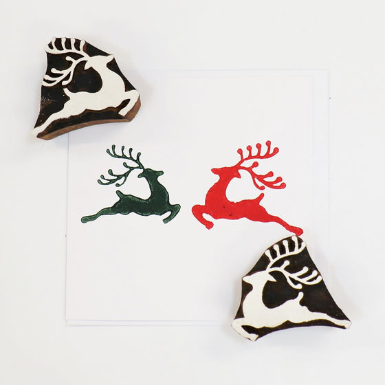 Stylish Leaping Reindeer
