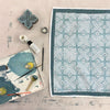 Indian Block Printing Kit - Leaf Tile Table Runner