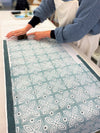 Indian Block Printing Kit - Leaf Tile Table Runner