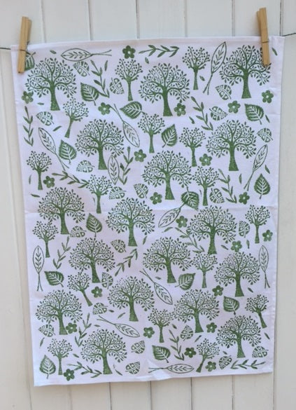 Indian Wooden Printing Block - Bold Spring Tree