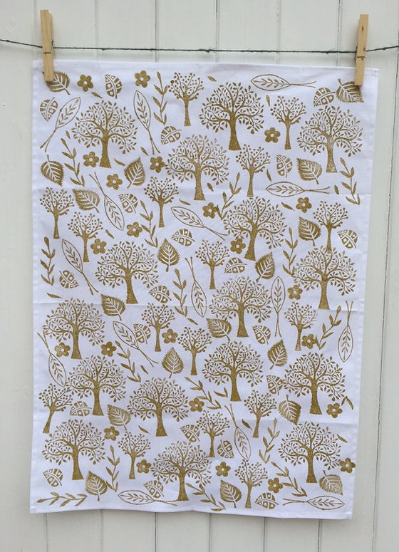 Indian Wooden Printing Block - Bold Spring Tree