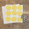 Indian Wooden Printing Block - Wavy Flower