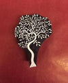 Indian Wooden Printing Block - Wiggly Tree